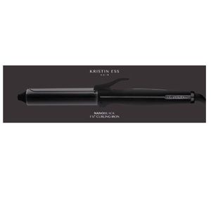 NEW Kristin Ess NanoBlack 1 1/4” Curling Iron